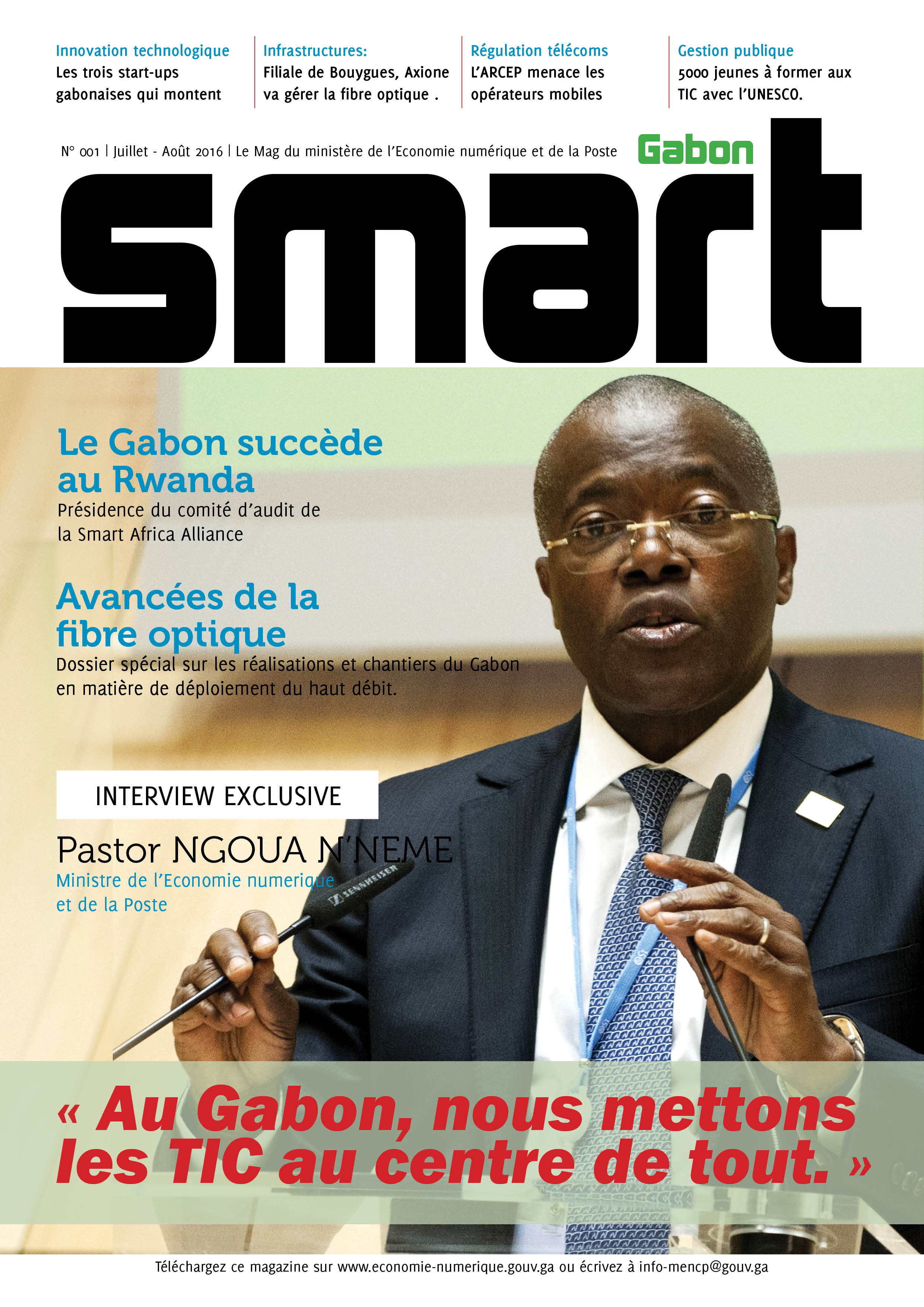 Smart gabon Une