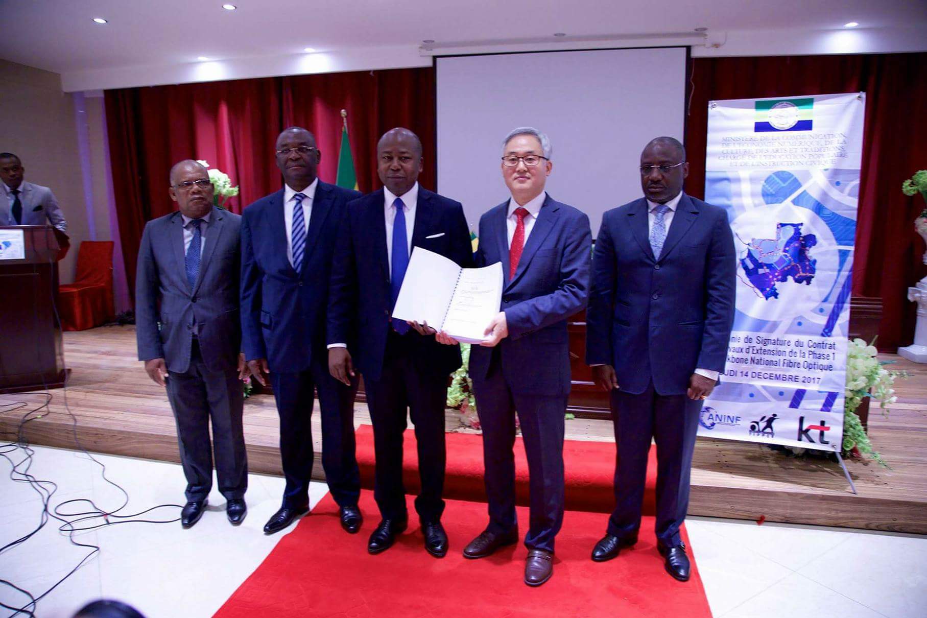 Gabon : Le gouvernement choisi le sud-coréen KT Corporation pour l’extension de la phase 1 du CAB4