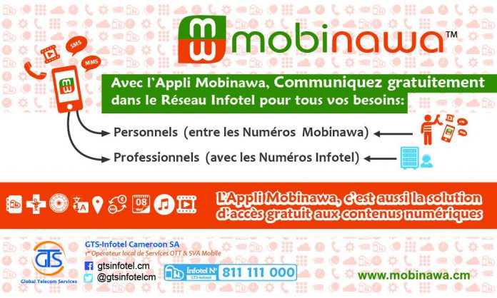 GTS-Infotel Cameroon lance la phase pilote de son réseau GTS avec l’appli Mobinawa1.0