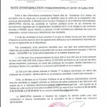 Note Mise en garde Minfopra