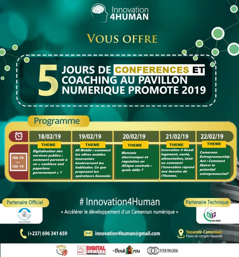 Promote 2019 : Ne manquez pas les conférences d’Innovation 4 Human au Pavillon du numérique