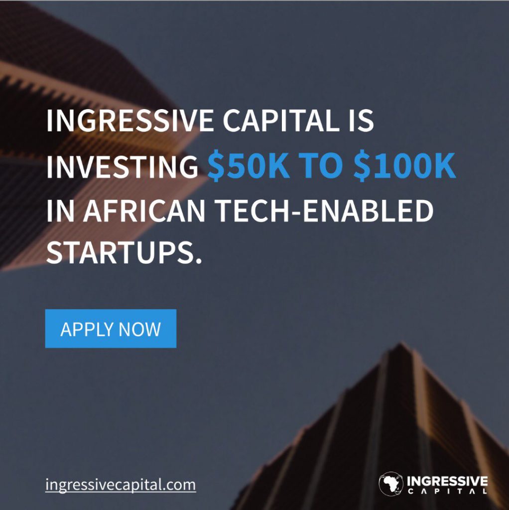 Ingressive Capital va investir jusqu’à 100 000 dollars dans des startups africaines