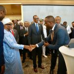 Kigali, Rwanda. 15 mai 2019. Le président Ibrahim Boubacar Keita visite des stands au TRansforma Africa Summit