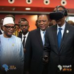 Kigali, Rwanda. 15 mai 2019. Les présidents rwandais, malien et kényan présentent le plan numérique du Kenya au Transform Africa Summit