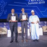 Kigali, Rwanda. 15 mai 2019. Les présidents rwandais, malien et kényan présentent le plan numérique du Kenya aux décideurs.