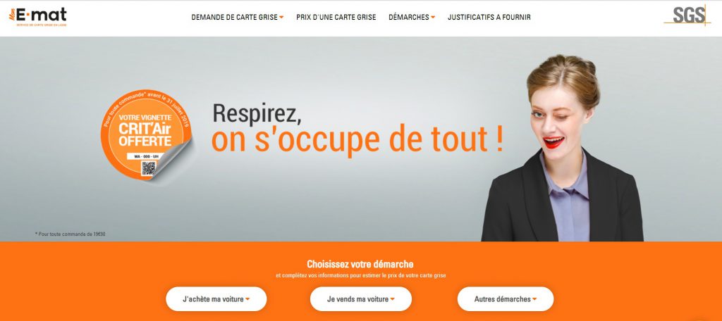 En France, SGS lance MonEmat.fr pour faciliter l’immatriculation en ligne des véhicules des particuliers