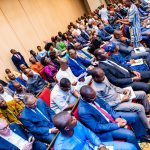 Participants à la Journée de Consultation Régionale des Pays Francophones de l’Afrique sur la Coopération Numérique.