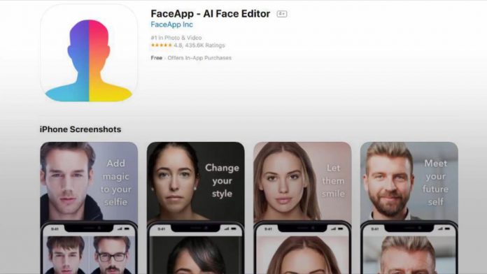 Applications : une alerte lancée contre l’application FaceApp