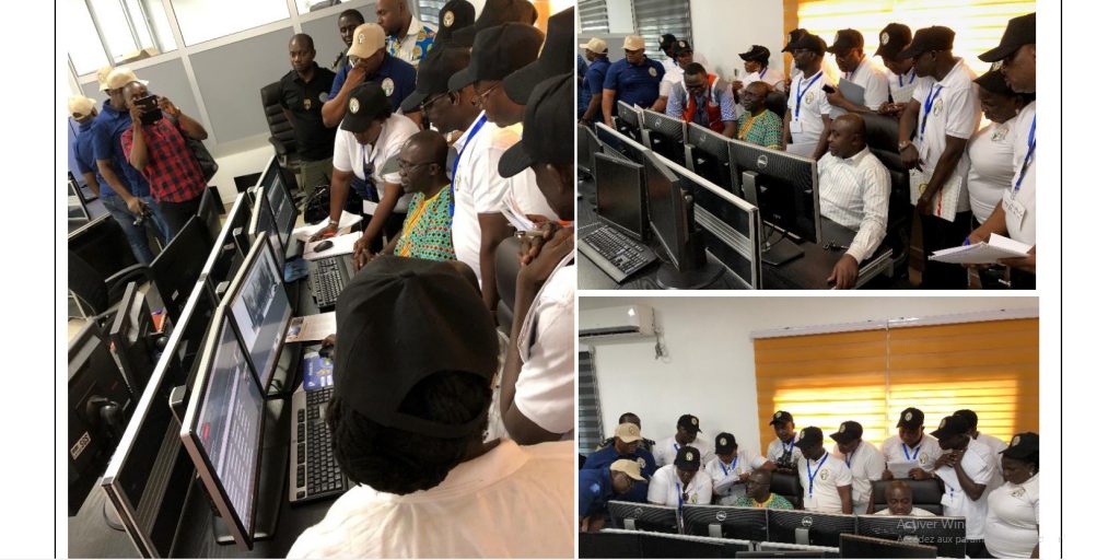 NCS visit at Douala SGS Scanning SGS D-TECT