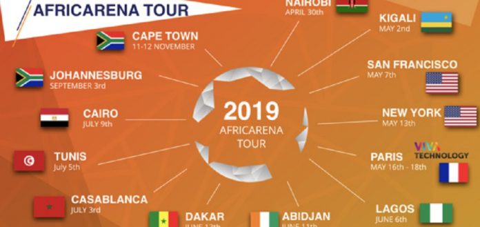 Vingt-quatre des meilleures startups d’Afrique présentent leur solution pendant le Tour AfricArena