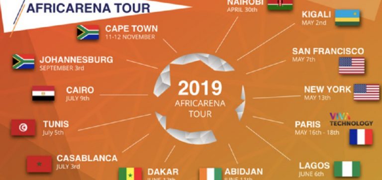 Vingt-quatre des meilleures startups d’Afrique présentent leur solution pendant le Tour AfricArena
