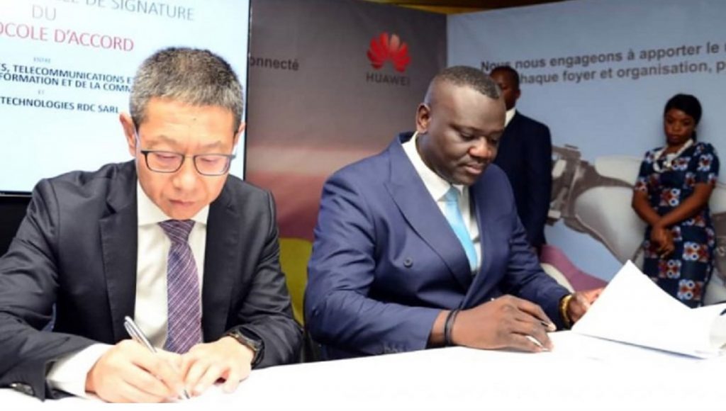 RD Congo: Huawei et le gouvernement concluent un partenariat pour la construction des infrastructures de télécommunications