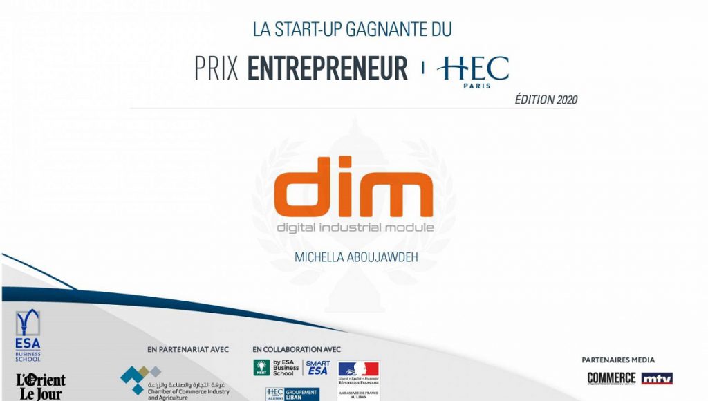 La Startup Dim remporte la première édition du « Prix Entrepreneur HEC »