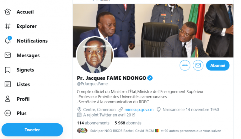 Cameroun : En un an, l’ANTIC a fait certifier une cinquantaine de comptes Facebook et Twitter des départements ministériels