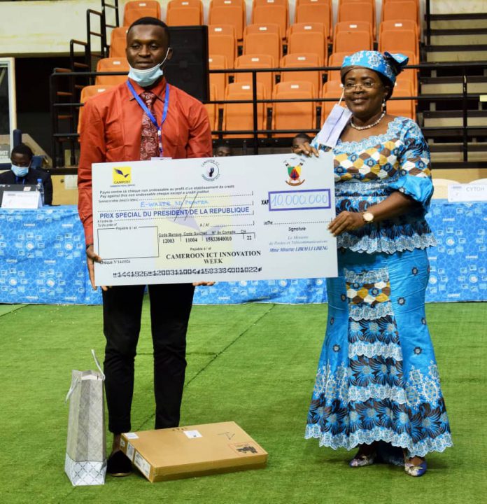 Innovation / Cameroun : Le projet e-Waste 3D Printer de Nervis Tetsop Nzometiah remporte le Prix spécial du président de la République