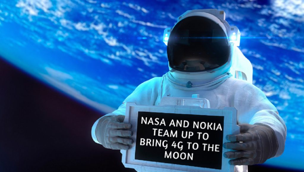 Mandatée par la NASA, la firme Nokia va déployer le réseau 4G sur la lune