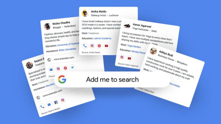 Pour un meilleur référencement des utilisateurs, Google lance les People Cards