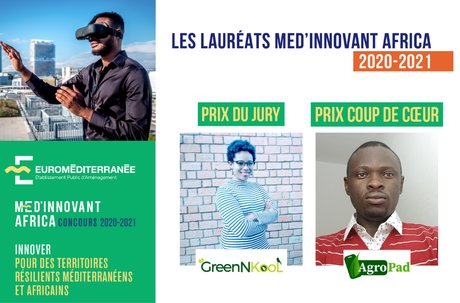 La startup camerounaise Agropad et celle malgache GreenNKool ont remporté le concours Med’Innovant Africa 2020-2021.