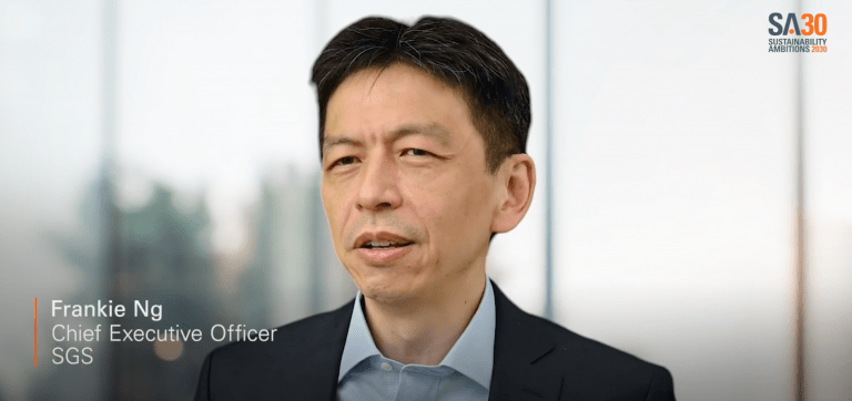 Frankie Ng [PDG de SGS]: «Nous sommes convaincus que nos stratégies représenteront un grand pas en avant vers un monde meilleur, plus sûr et plus interconnecté»