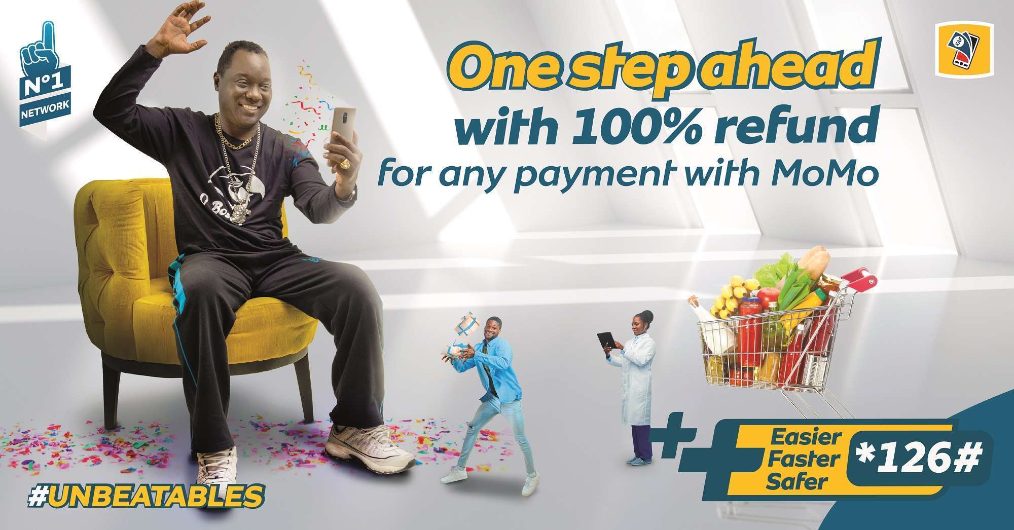 MTN customers receive a 100% refund for all payments via MoMo