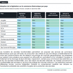 législation sur le commerce électronique en Afrique