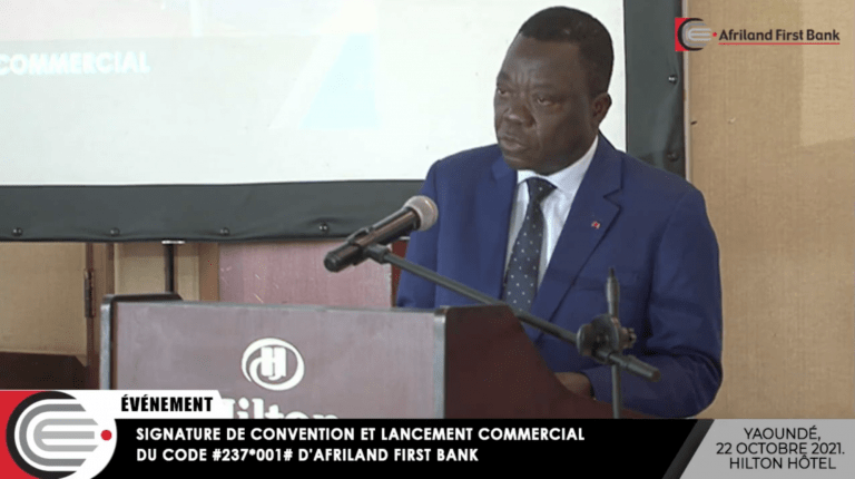 Alphonse Nafack : « Avec le code Ussd #237*001#, Afriland First Bank donne la possibilité aux populations d’effectuer des transactions bancaires sans connexion Internet » [Vidéo]