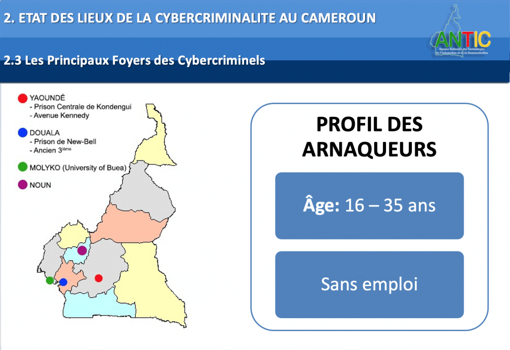 Les principaux foyers de cybercriminels, avec en tête les prisons de Kondengui et de New Bell, font perdre 12,2 milliards de F.CFA à l’économie camerounaise en 2021