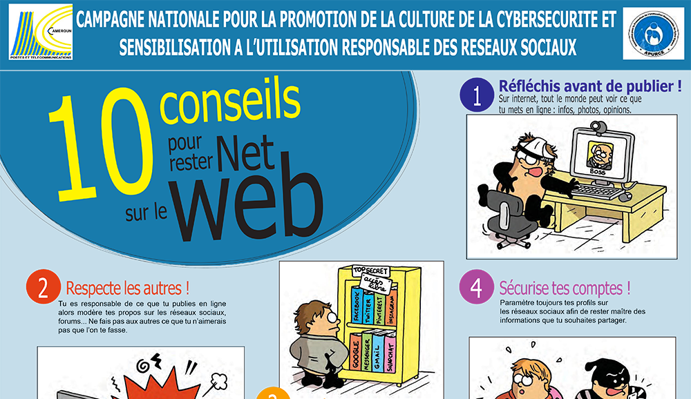 Les 10 conseils du Minpostel pour rester net sur le web