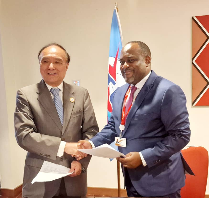 Kigali CMDT 2022-UIT: Louis-Marc SAKALA (ARPCE) et Houlin Zhao trouvent accord sur les montants dus par la République du Congo à l'UIT