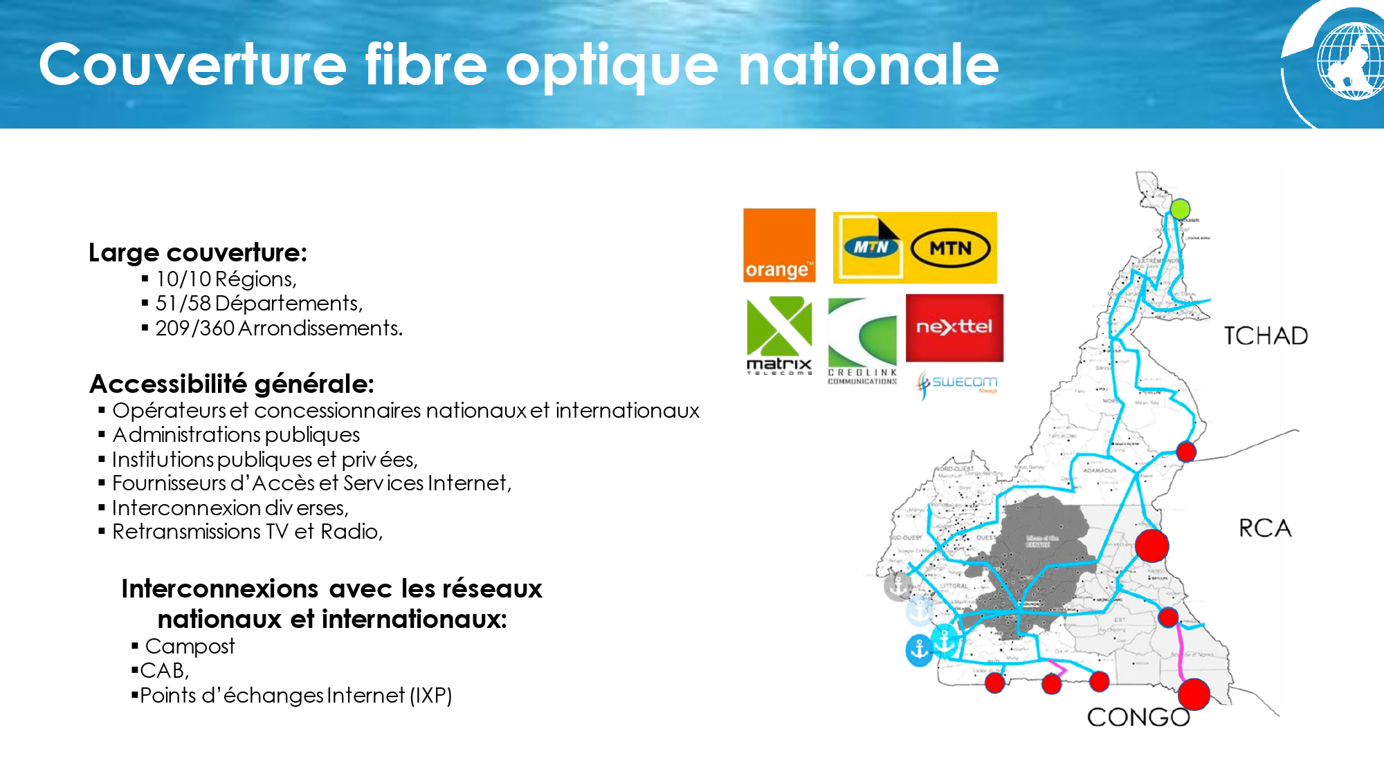 Camtel booste les capacités de la fibre optique installée sur le long du pipeline Tchad-Cameroun