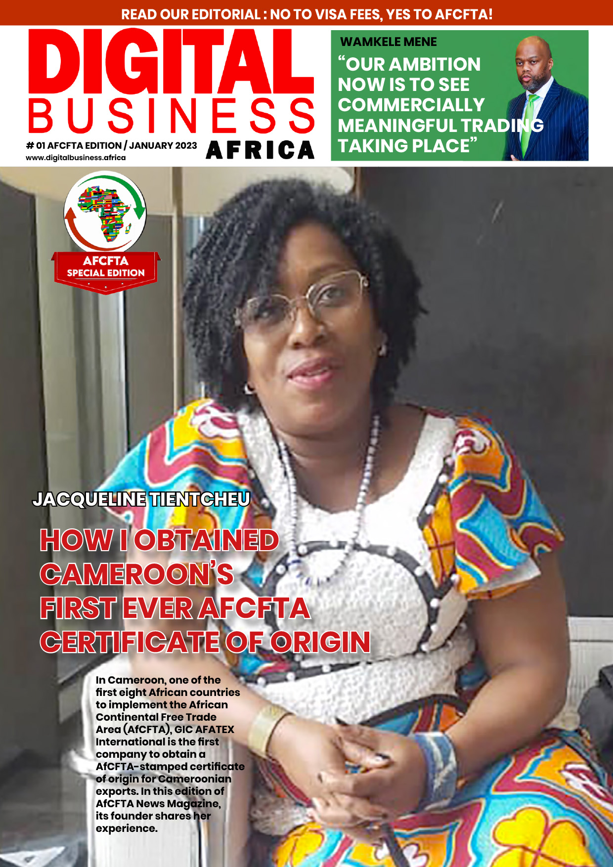 AfCFTA: The amazing experience of Jacqueline Tientcheu [Magazine]