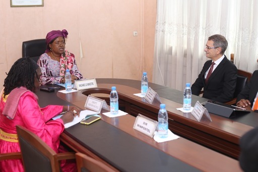 Fabrice André, le nouveau PCA d’Orange Cameroun, est en visite officielle à Yaoundé