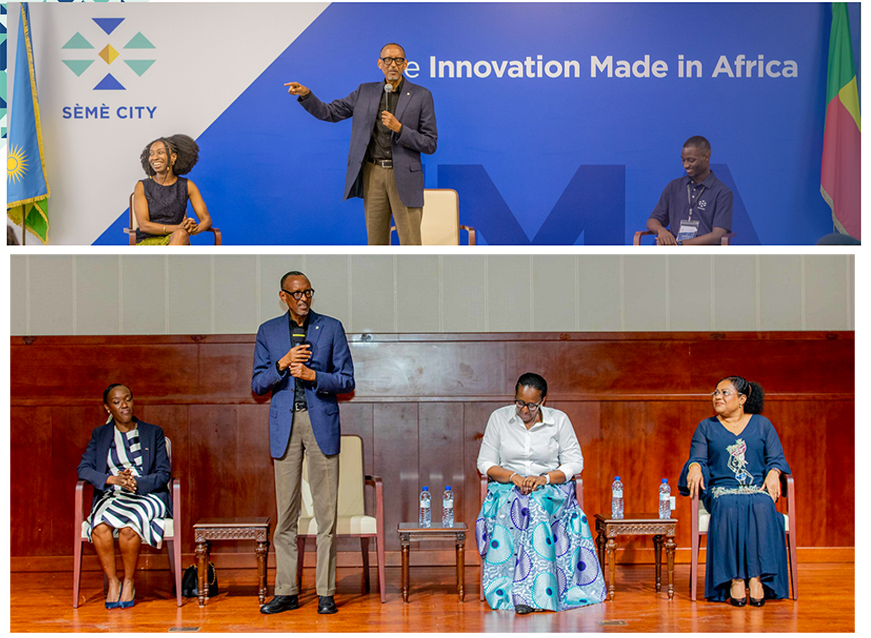 Bénin : Les quatre startup encouragés par Paul Kagame lors du lancement des « Sèmè City Stories » à Cotonou