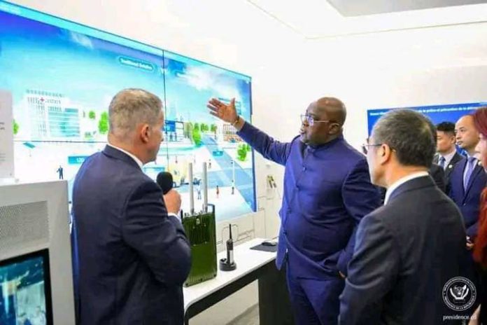 Coopération : Le président de la RDC Félix Tshisekedi au siège de Huawei en Chine