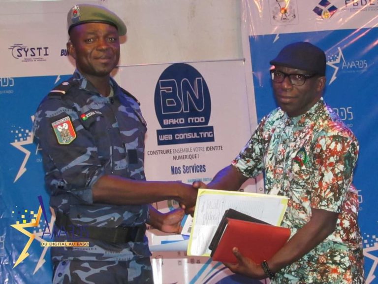 Awards du Digital au Faso : La Gendarmerie national, meilleure plateforme étatique e-service 