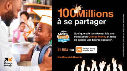 Orange Money offre 100 millions en bourses scolaires pour vaincre le stress de la rentrée !