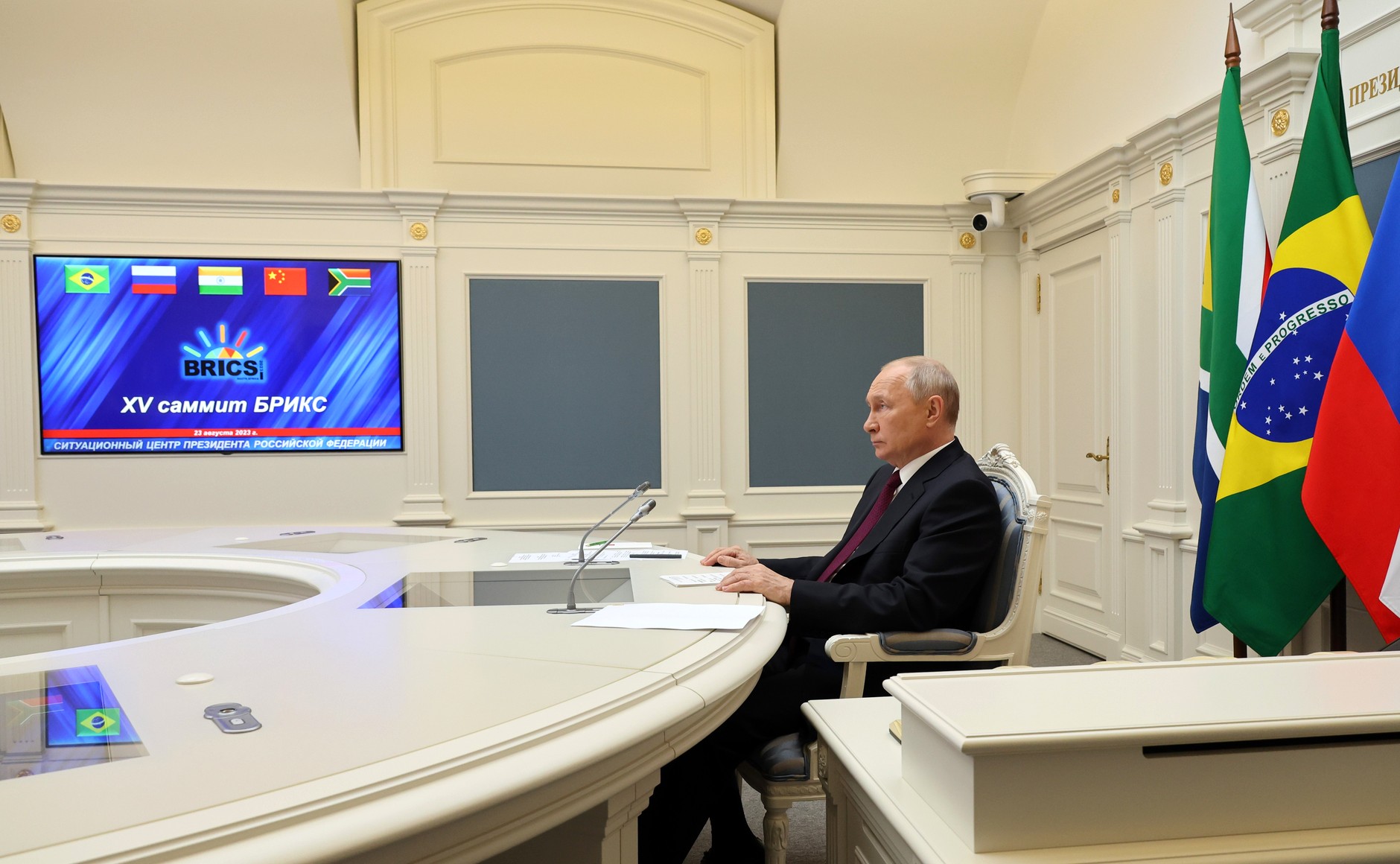 Transformation numérique : Vladimir Poutine propose de partager l’expérience de la Russie avec les pays membres du BRICS