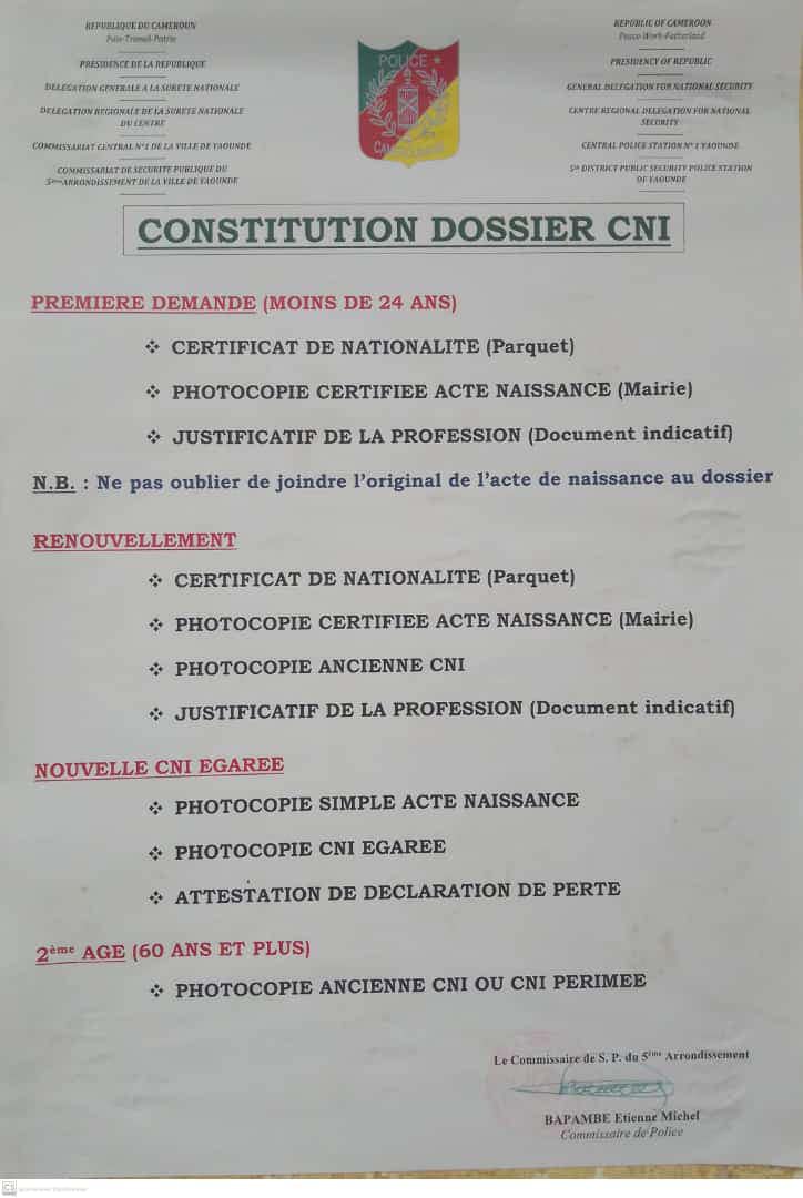 CNI au Cameroun : Voici les nouveaux numéros WhatsApp et le site web pour vérifier la disponibilité de sa carte nationale d’identité