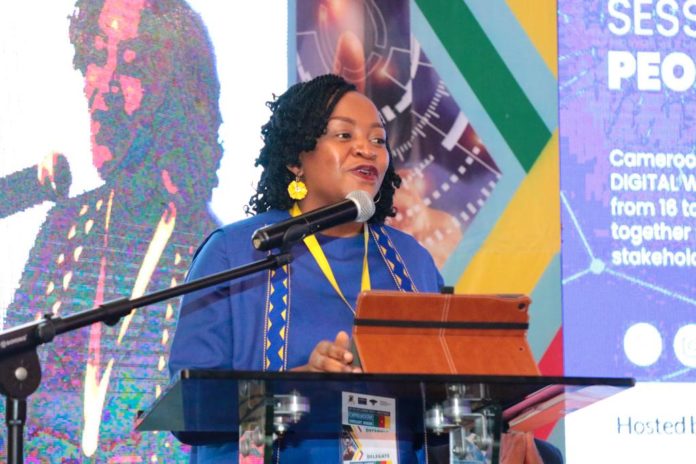 Au Digital Week Cameroon 2023, Mitwa Ng’ambi, DG de MTN Cameroon, plaide pour l’égalité des genres dans le numérique