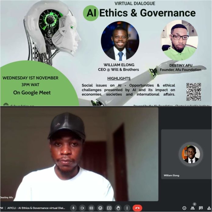 Les Camerounais William Elong et Destiny Afu connectés au premier Sommet mondial sur l’ IA organisé par la Grande Bretagne