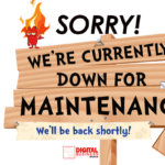down for maintenance DBA