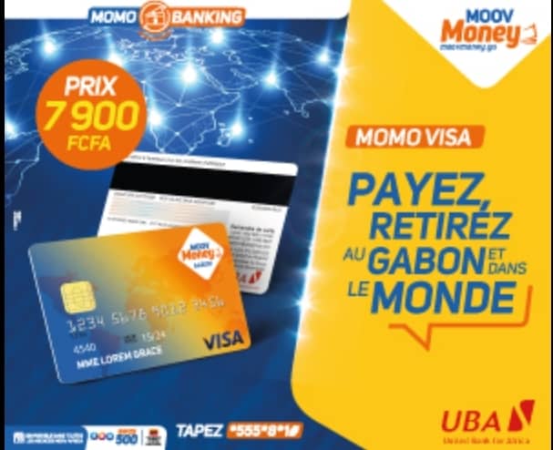 Paiements en ligne : Découvrez la carte Visa prépayée Moov Money de Moov Africa Gabon Telecom