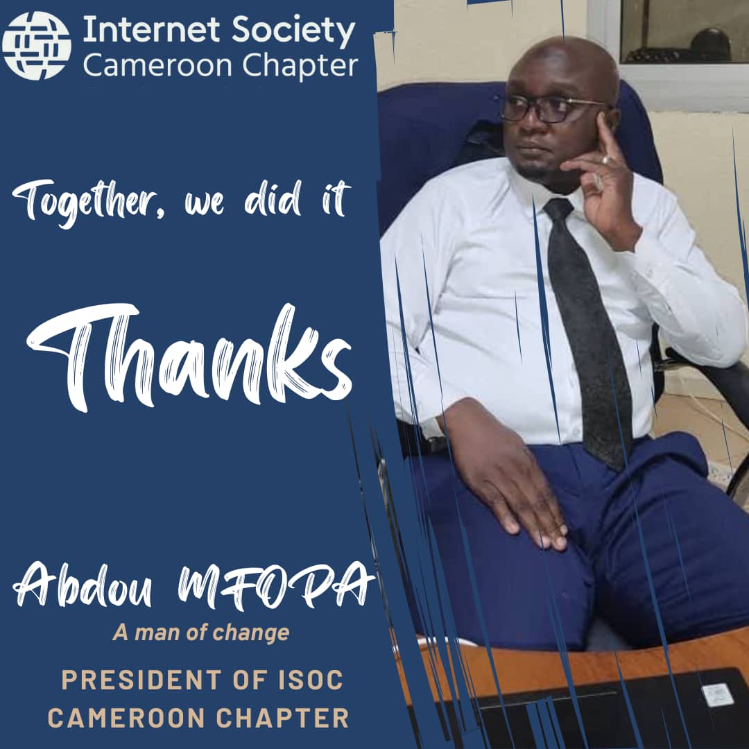 Abdou Mfopa, le nouveau président d'Isoc Cameroon, en mission pour la revitalisation du chapitre local d'Internet Society