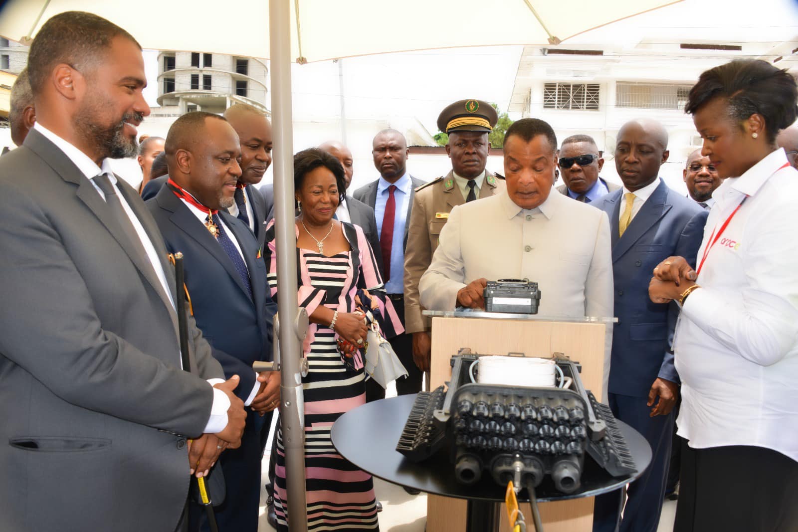Congo Brazza : Mise en service officielle du câble sous-marin à fibre optique 2AFRICA de Meta et Cie par le président Denis SASSOU N'GUESSO