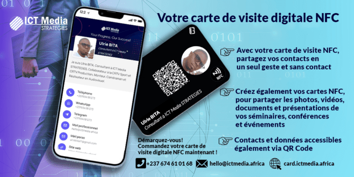 Cameroun : La carte de visite digitale NFC d’ICT Media STRATEGIES, bijou de Promote 2024