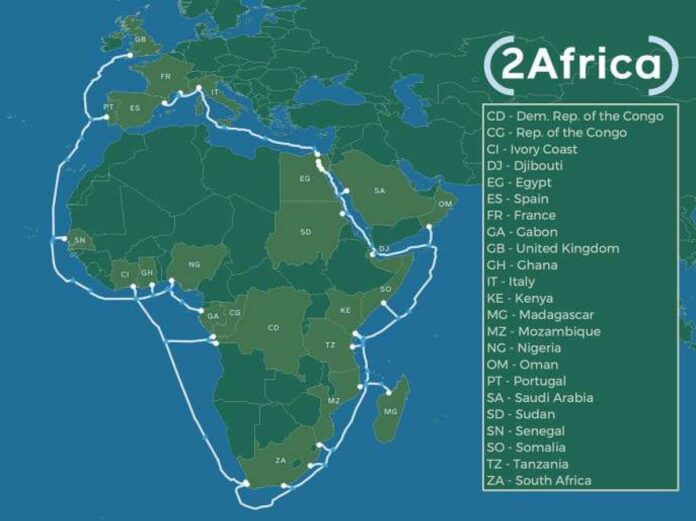 Fibre optique : Le Nigeria connecté au câble sous-marin 2Africa
