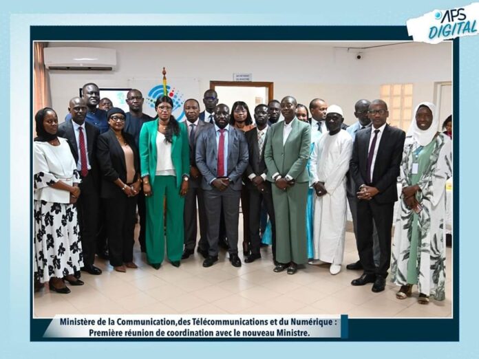 Sénégal : Le ministre chargé du Numérique, Alioune Sall, rencontre ses collaborateurs