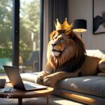 Lion généré par Meta AI 2