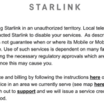 Message Starlink