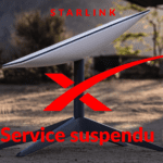 Starlink service Suspendu
